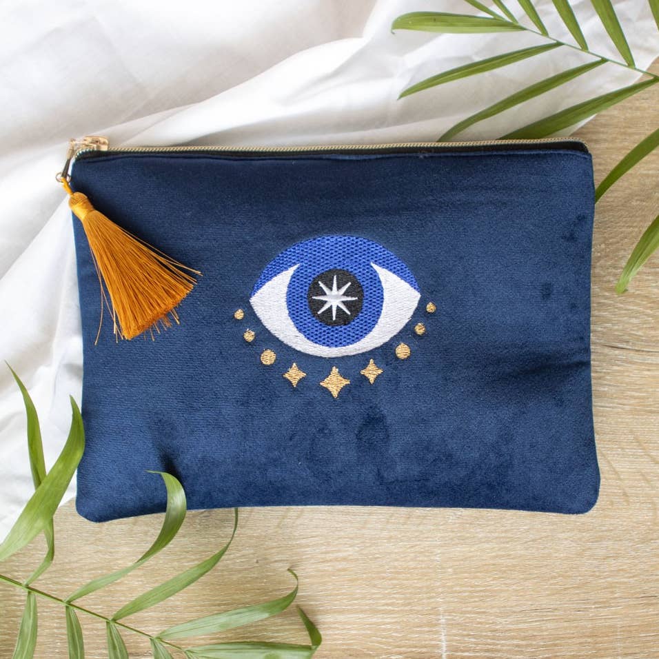 All Seeing Eye zip makeup bag
