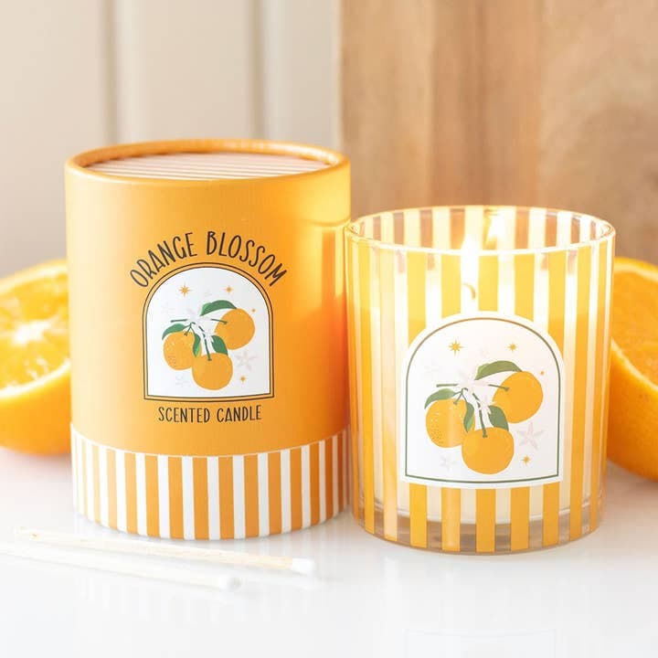 Orange Blossom scented candle